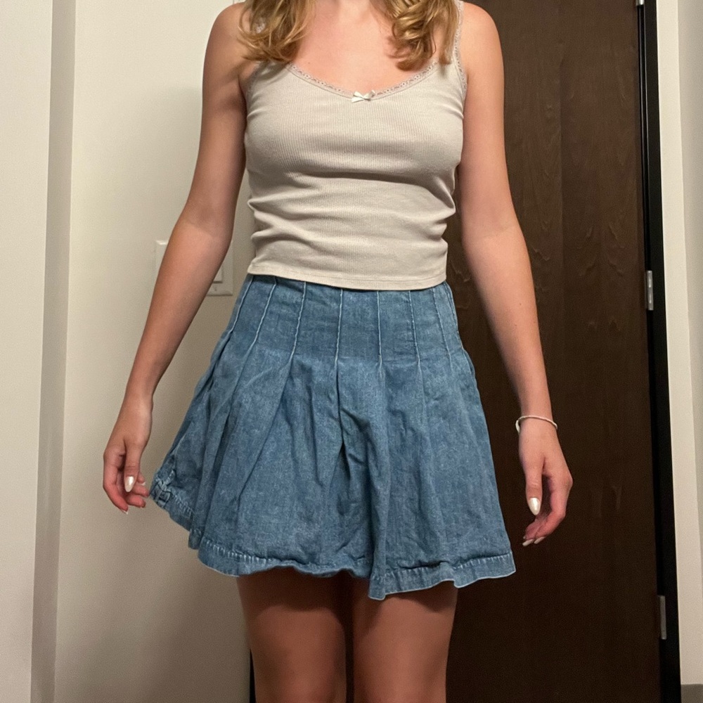 Womens jean skirt
